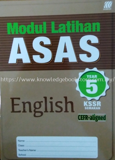 MODUL LATIHAN ASAS ENGLISH YEAR 5