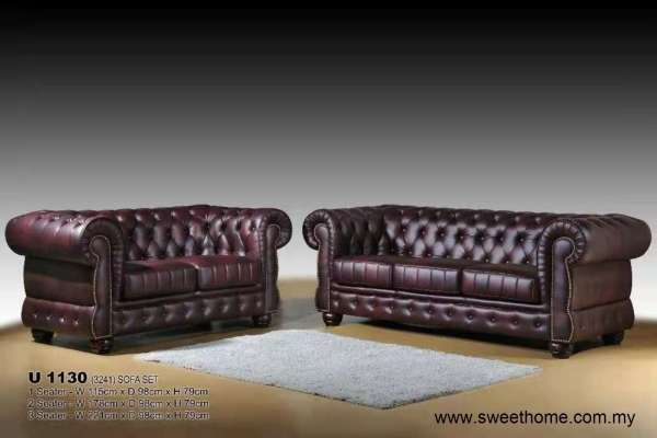 Royal Chesterfield Sofa Exclusive  1+2+3       