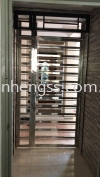 DOUBLE DOOR STAINLESS STEEL