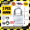 YALE Y118D/40/121 1/2/3/4/5PCS 40MM Y-Series Chromed Plated Rekeyable Disc Padlock Lock Products Safety & Security