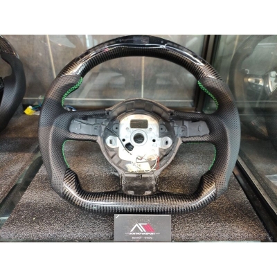 Audi TT MK2 carbon fiber steering with led