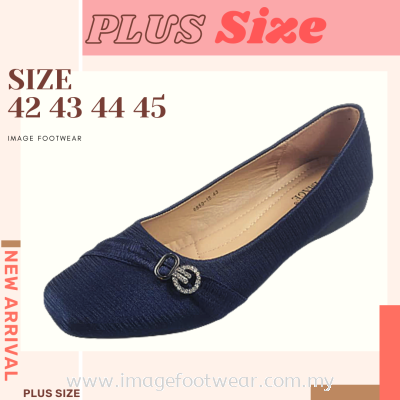 PlusSize Women Shoe with FLAT Sole- PS-8859-15 - BLUE Colour