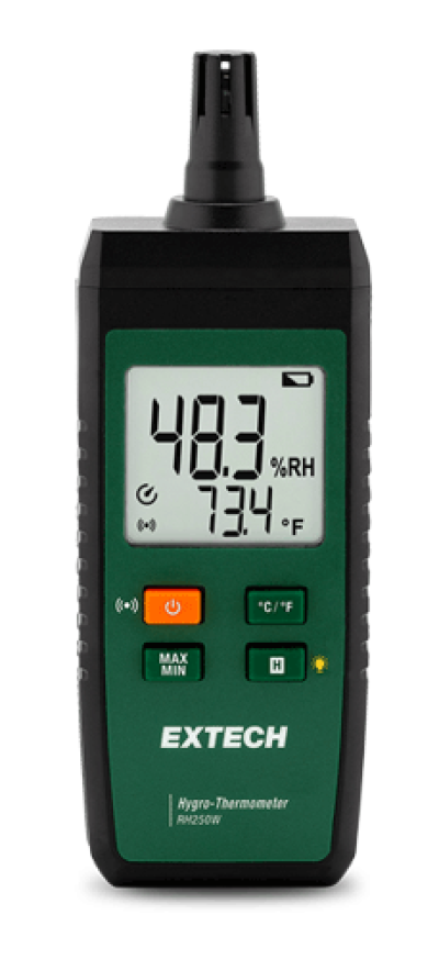 EXTECH RH250W Hygro-Thermometer with Connectivity to ExView® App