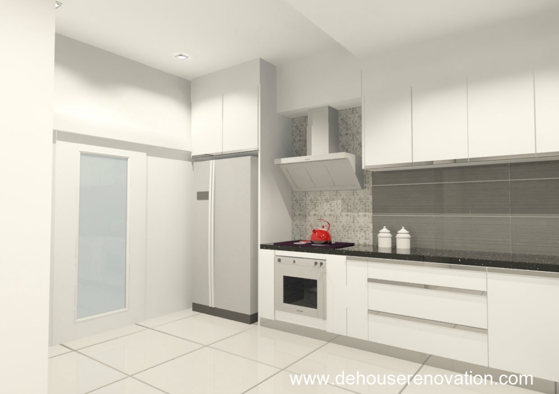 Ceiling Height Kitchen Cabinet Sample Dry Kitchen 3D Design Kitchen 3D Design Drawing