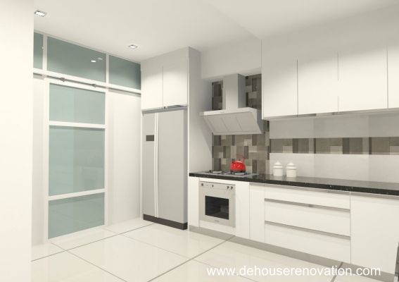 Kabinet Dapur Warna Putih