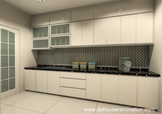 Rujukan Reka Bentuk 3D Kabinet Dapur