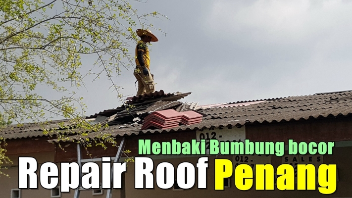 Membaiki Jubin Bumbung Penang 