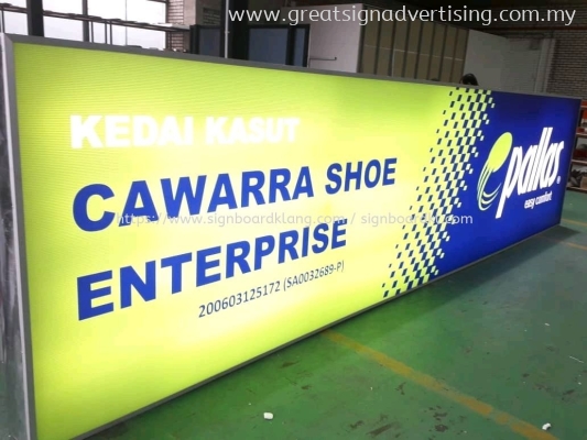 Cawarra Shoe Enterprise - Lightbox Signage at Shah Alam