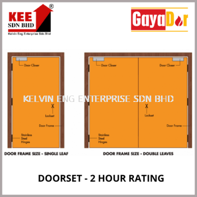 DOORSET - 2 HOUR RATING