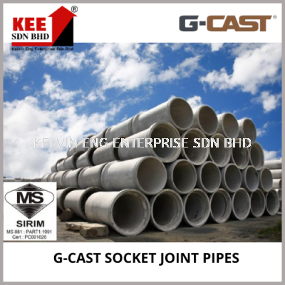 G-CAST SOCKET JOINT PIPES