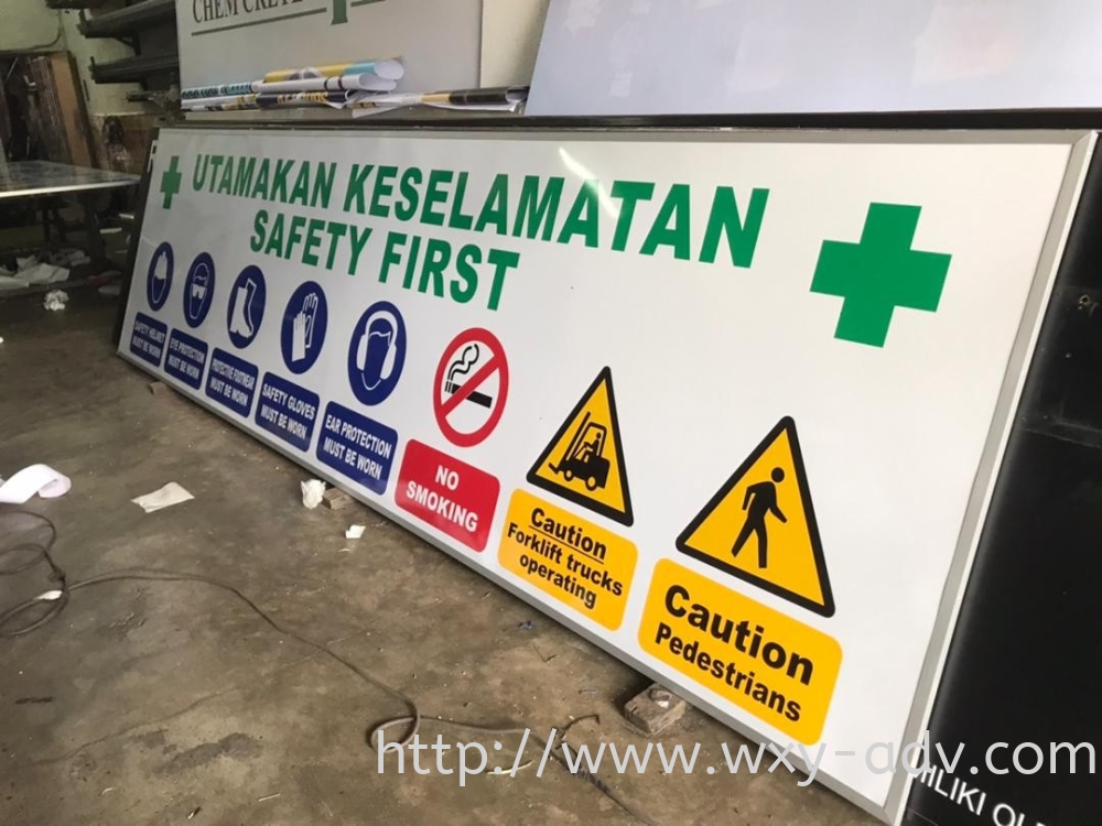 SAFETY FIRST Project Sign Project Sign / Road Sign/Billboard Johor ...
