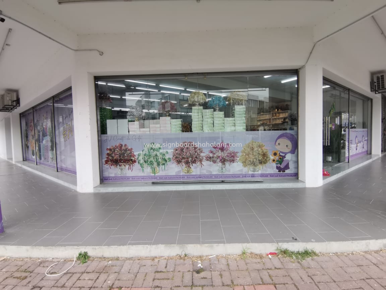 JV Craft Shah Alam - Glass Sticker 