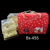 Bx-455 2Holes 150Gm Fortune Cat MC Handle Box Moon Cake Box / Tray / Bag 2022 Bakery Utensil