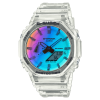 G-SHOCK GA-2100SRS-7A IRIDESCENT COLOR WHITE RESIN BAND WATCH G-SHOCK