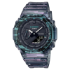 G-SHOCK GA-2100NN-1A IRIDESCENT DIGITAL GLITCH BLAZING RESIN BAND WATCH G-SHOCK