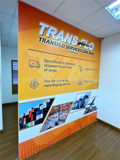 TRANSFLO SERVICES SDN BHD INKJET SOLVENT WALLPAPER PRINTING STICKER AT KLANG, SELANGOR, MALAYSIA