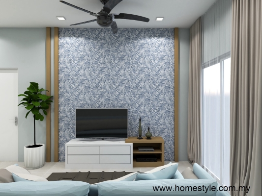 Living TV Background Wall Design