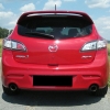 Mazda 3 `10 Rear Bumper Twin Outlet AE Style Mazda 3 Hatchback 2012 Mazda