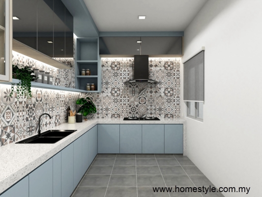 Kabinet Dapur Bentuk L