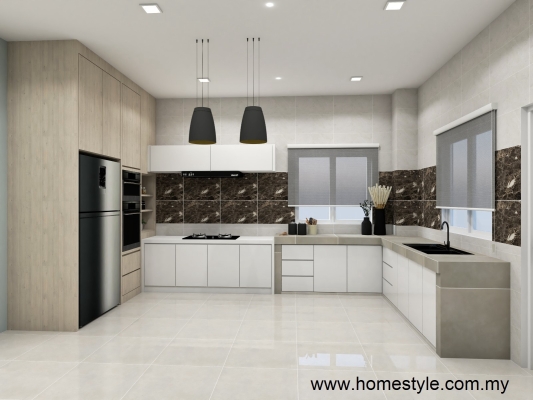 L Shape Kitchen Cabinet Design