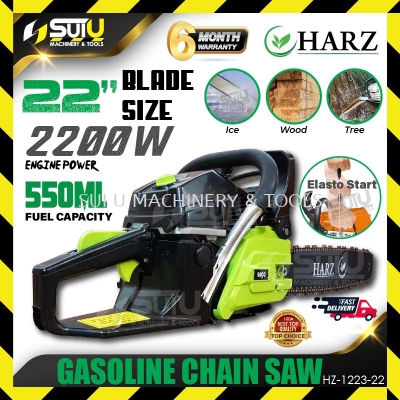 HARZ HZ-1223-22 22" 58CC Gasoline Chain Saw 2200W