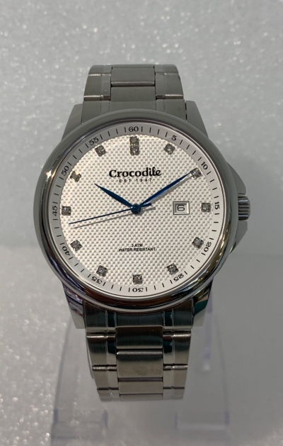 CROCODILE MEN WATCHES CR6652.118D STAINLESS STEEL HARDENED CRYSTAL GLASS