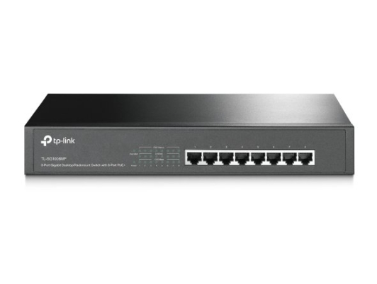 TL-SG1008MP. TPlink 8-Port Gigabit Desktop/Rackmount Switch with 8-Port PoE+