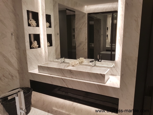 Marble / Stone Basin Table Top Design