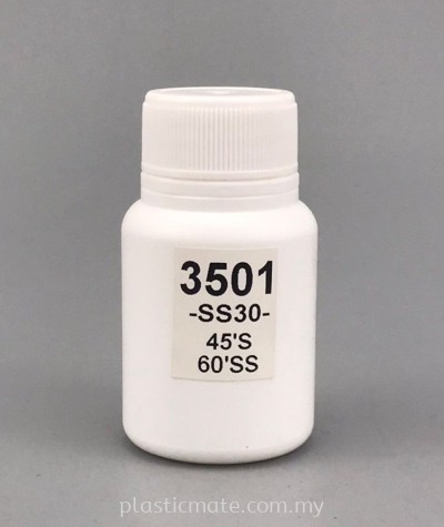 70ml Pharmaceutical Tablet / Capsule Bottles : 3501