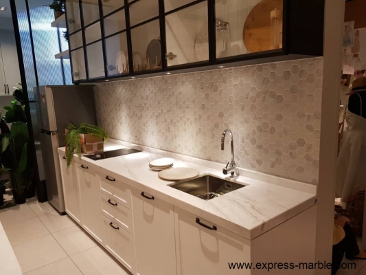 Meja Top Kabinet Dapur Granit / Marmar