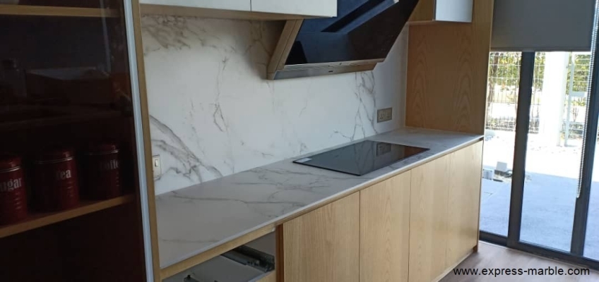 Meja Top Kabinet Dapur Granit / Marmar