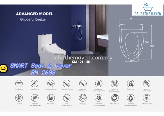 BRAND: ARCA - Electronic Bidet Seat & WC