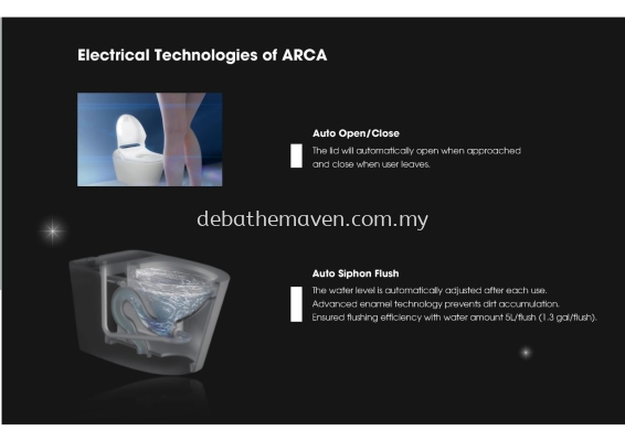 BRAND: ARCA - Electronic Bidet Seat & WC