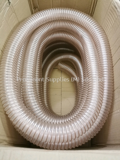 PUW50-15M | ID50MM / ID 2" | Length 15 meters | PU Spring Wire Hose 