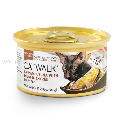 CATWALK SKIPJACK TUNA WITH MUSSEL 80G x 6