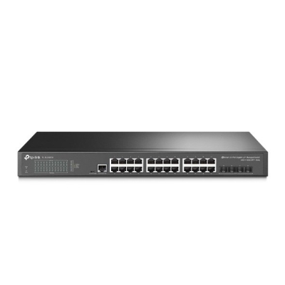 TL-SG3428X.TPLink JetStream 24-Port Gigabit L2+ Managed Switch with 4 10GE SFP+ Slots