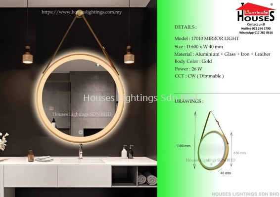 17010 LED Mirror Light