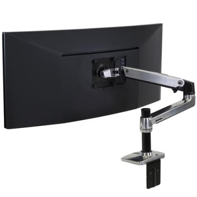 LX DESK MOUNT LCD ARM - ERGOTRON 45241026 (POLISHED ALUMINIUM)