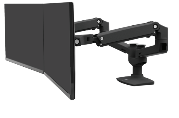 LX DUAL SIDE BY SIDE ARM - ERGOTRON 45245224 (MATTE BLACK)