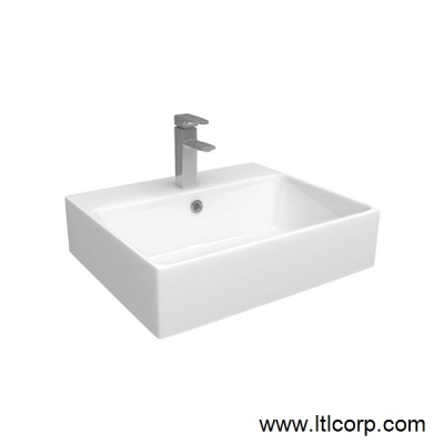 CCASF613 Thin Touch Square 50 Vessel Wash Basin