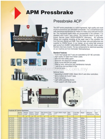 PRESSBRAKE ACP