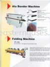 ALU BENDER MACHINE/FOLDING MACHINE ZR 150 LASER CUTTING MACHINE