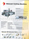 WATERJET CUTTING MACHINE LASER CUTTING MACHINE