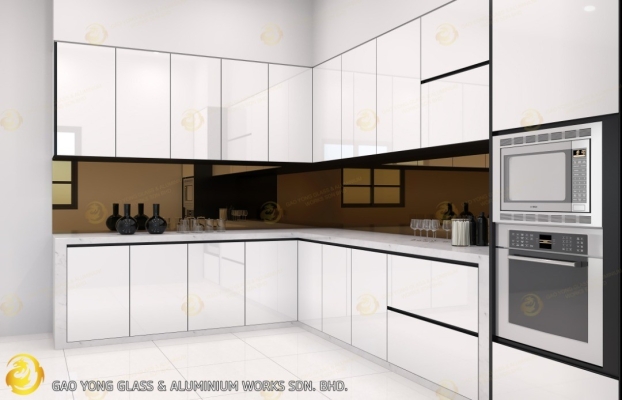 Aluminium Kitchen Cabinet 3D Design Reference