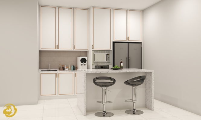 Aluminium Kitchen Cabinet 3D Design Reference