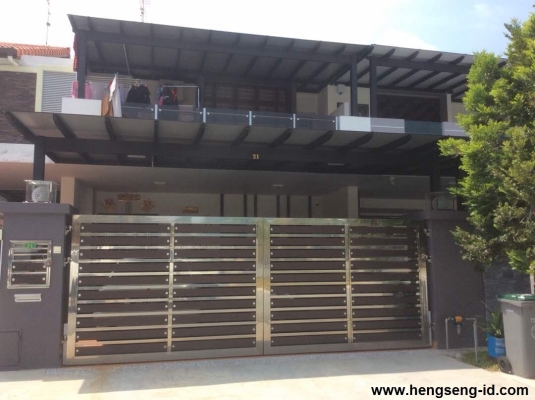 Stainless Steel Mix Max Gate Sample Near Taman Perling