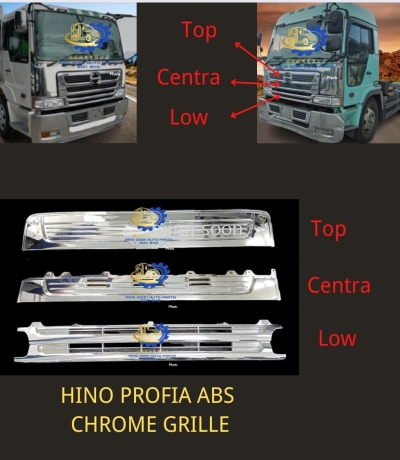 HINO PROFIA ABS CHROME GRILLE