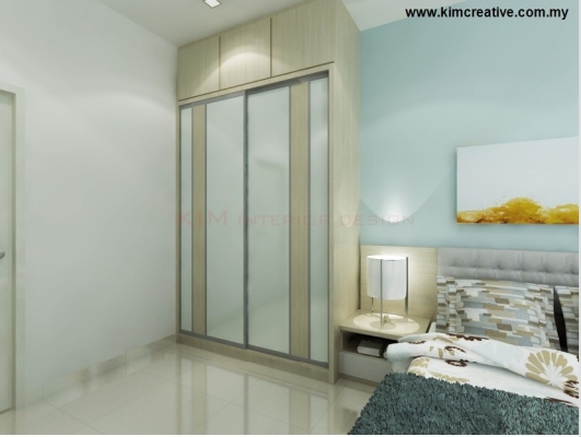 Guest Room 3D Design Drawing In Eco Majestic Merrydale - Semenyih