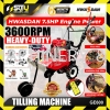 HWASDAN GE600 / GE-600 7.5HP 212CC 4-Stroke Heavy Duty Tilling Machine / Tiller 4.0kW 3600RPM with Accessories Tiller Agriculture & Gardening