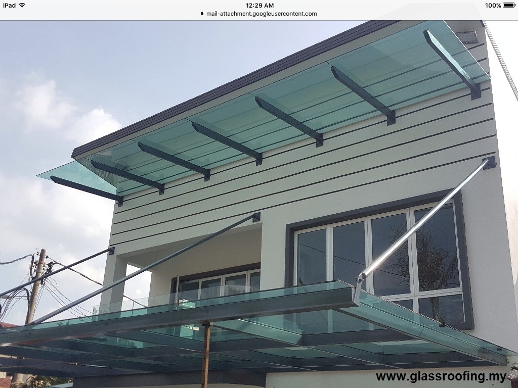 Glass Roofing / Glass Canopy - Selangor Glass Canopy / Glass Awning Roofing & Awning Malaysia Reference Renovation Design 